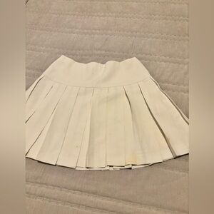 Alice + Olivia Cream Skater Skirt